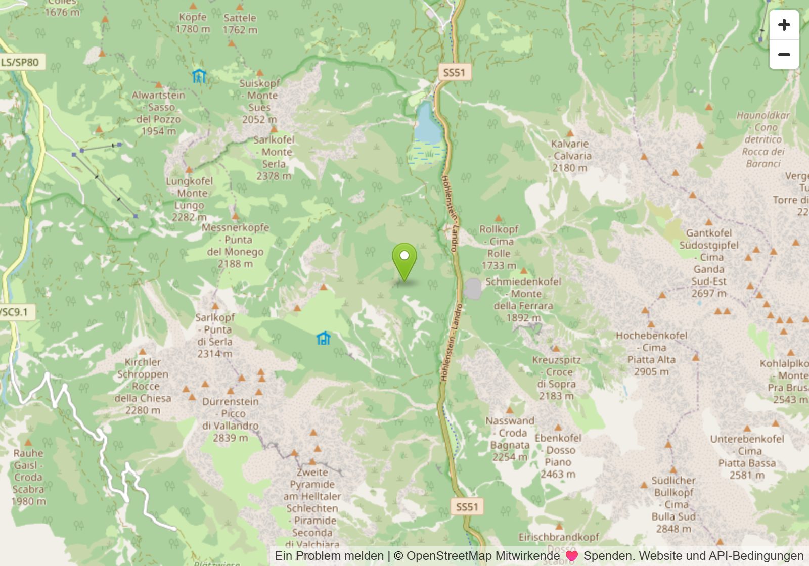 Karte Plätzwiese / Dürrenstein