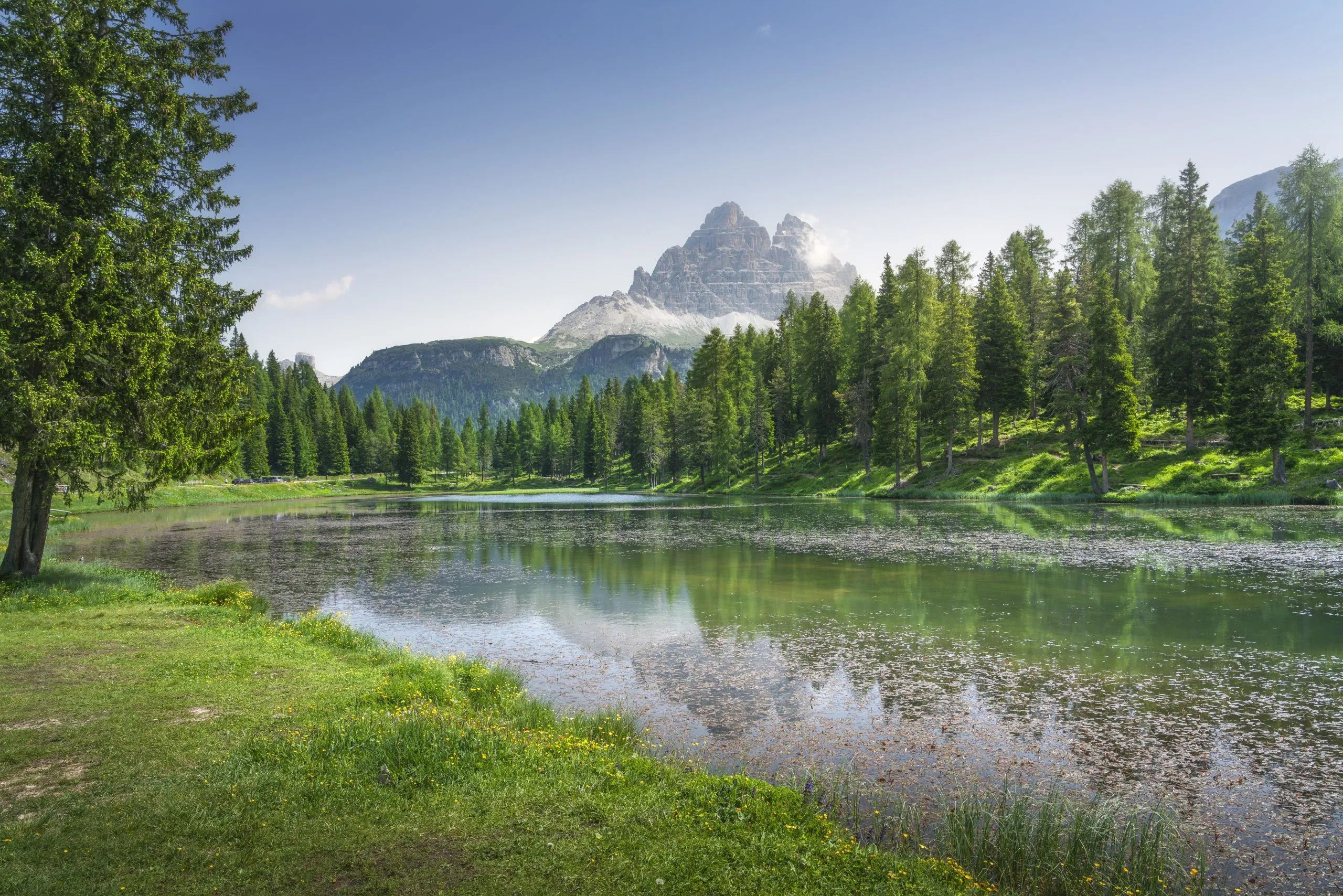 Lago Antorno vor den Drei Zinnen