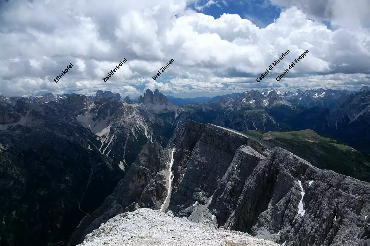 Gipfelmeer der Sextner Dolomiten