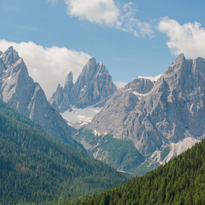 Landschaft im Fischleintal bei Sexten