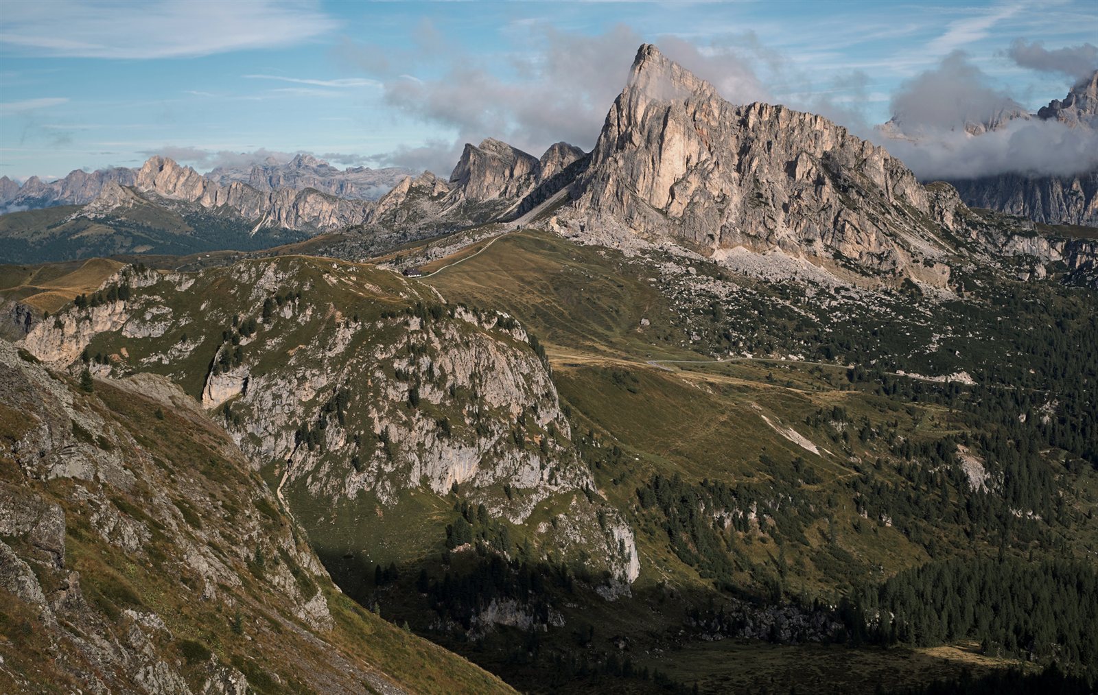 Der Passo di Giau mit der Ra Gusela