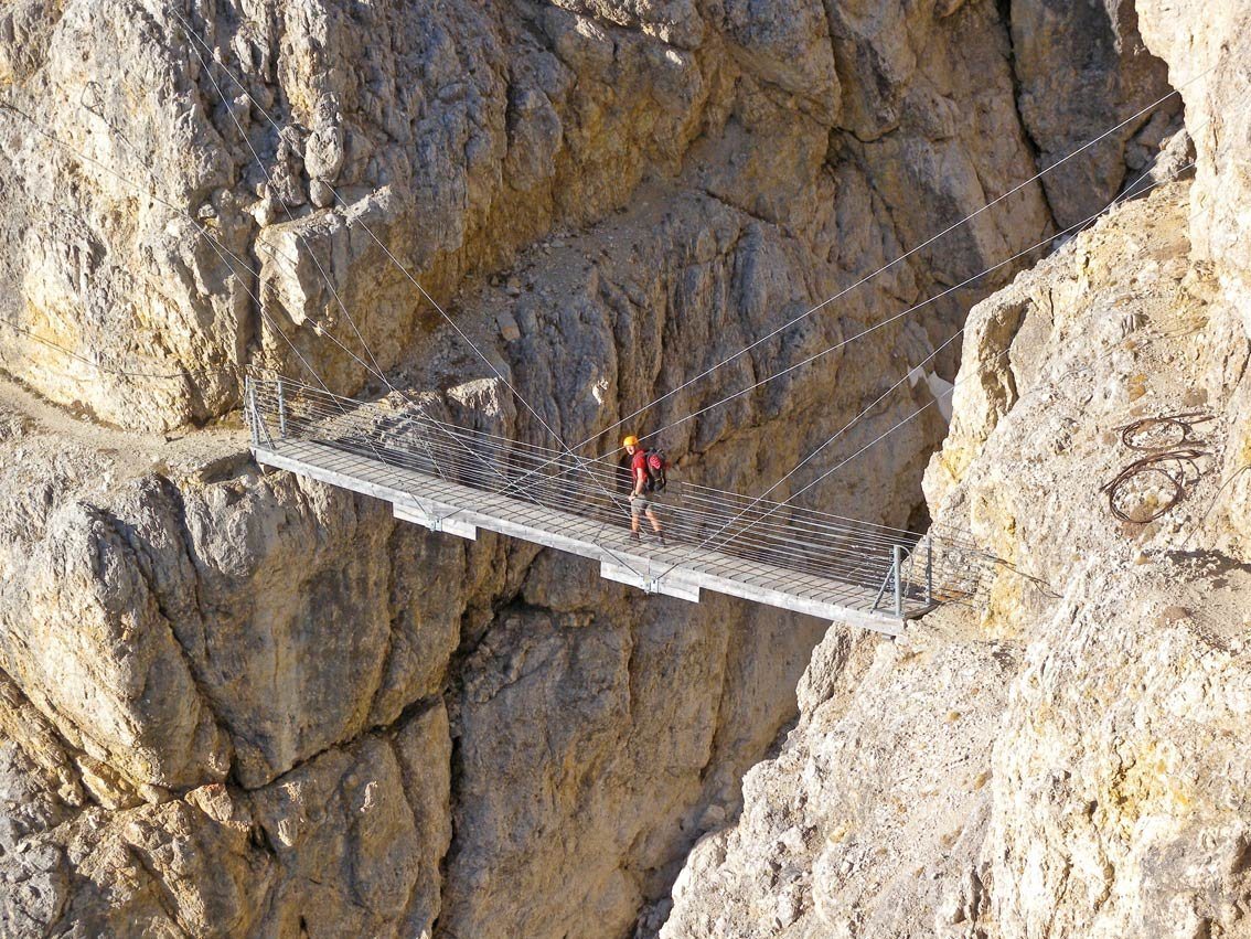 Hängebrücke am Kaiserjägersteig