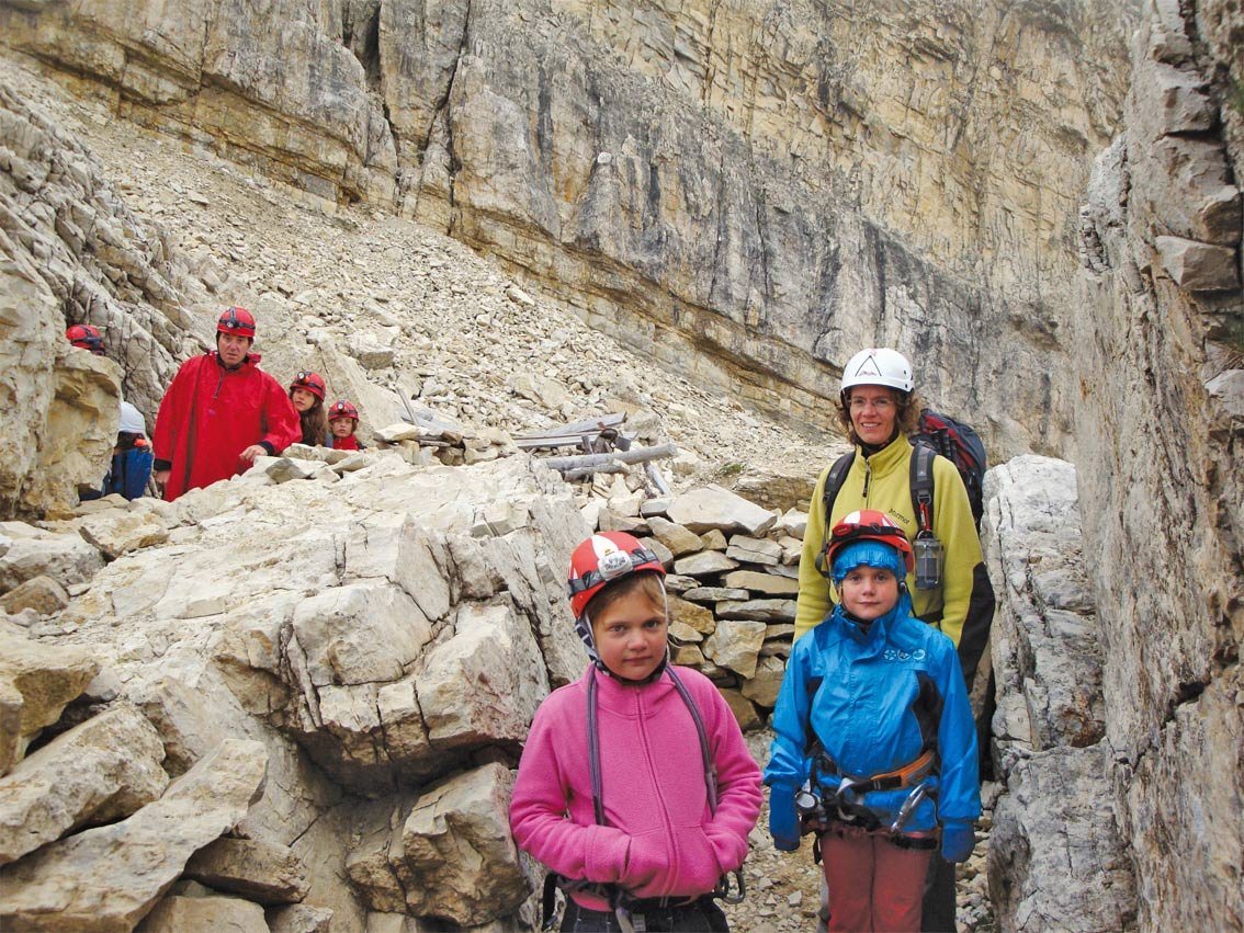 Am Kaiserjägersteig zum Kleinen Lagazuoi