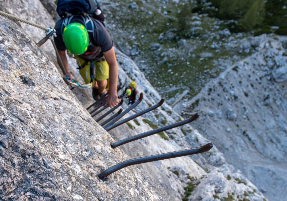 Scala del Menighel an der Tofana di Rozes