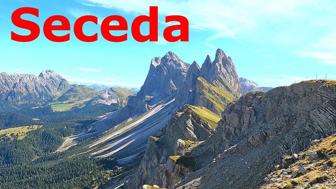 Video: Seceda in den Dolomiten
