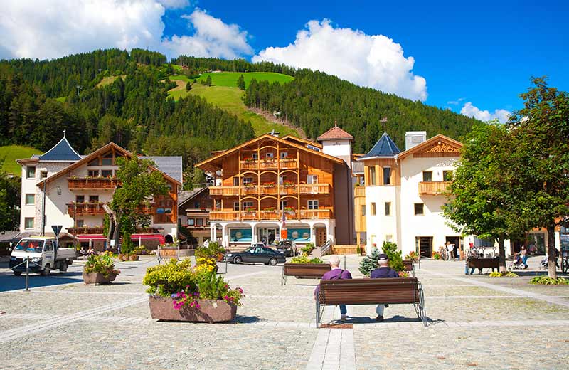 Dorfplatz von St. Vigil